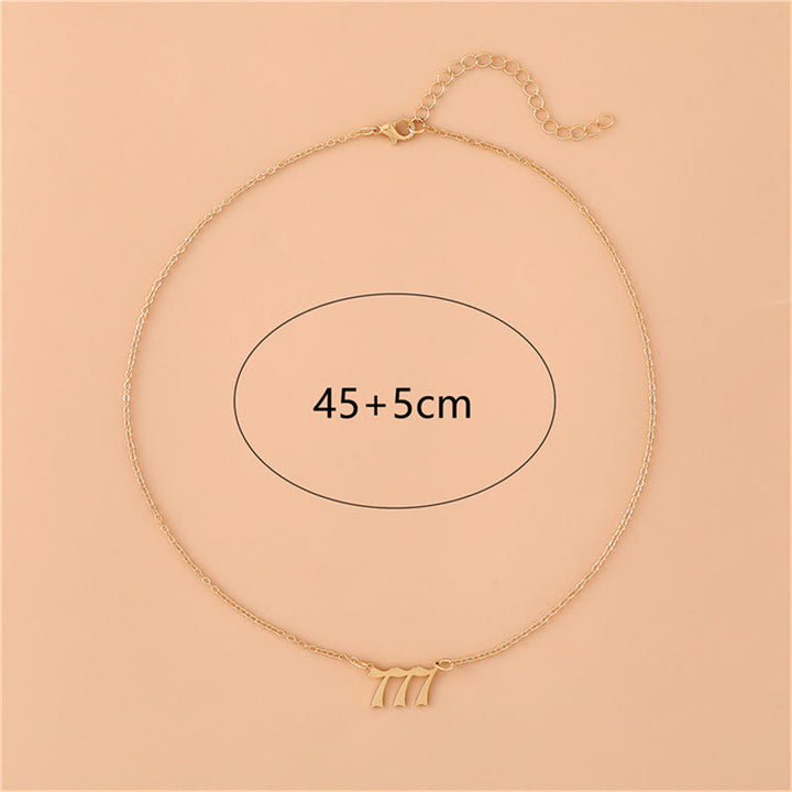 Collana in acciaio inossidabile con numero angelico Olivenorma 