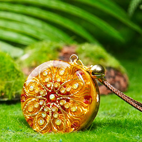 Collana di orgone citrino "Star Bright" Olivenorma 