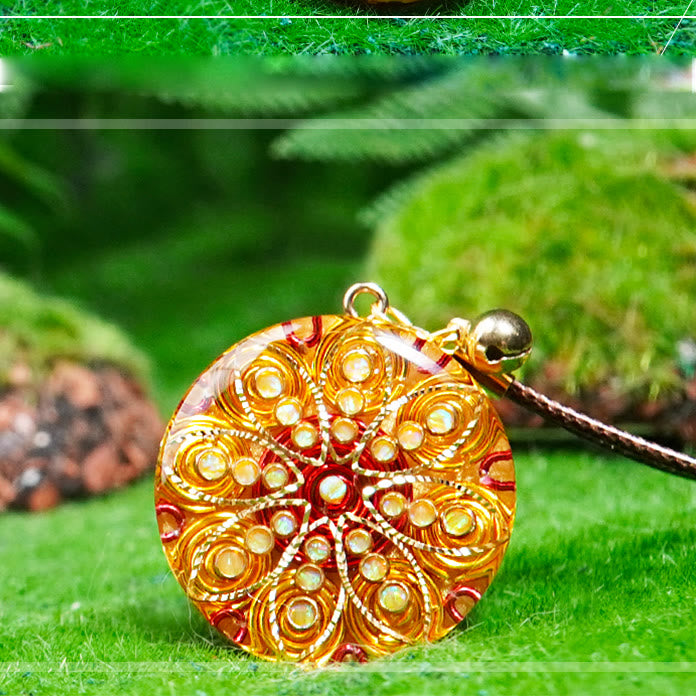 Collana di orgone citrino "Star Bright" Olivenorma 
