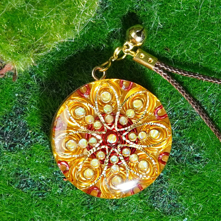 Collana di orgone citrino "Star Bright" Olivenorma 