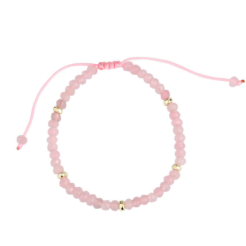 Olivenorma Bracciale in acciaio al titanio con perline rotonde da 4 mm