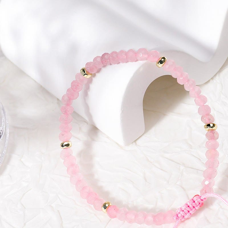 Olivenorma Bracciale in acciaio al titanio con perline rotonde da 4 mm