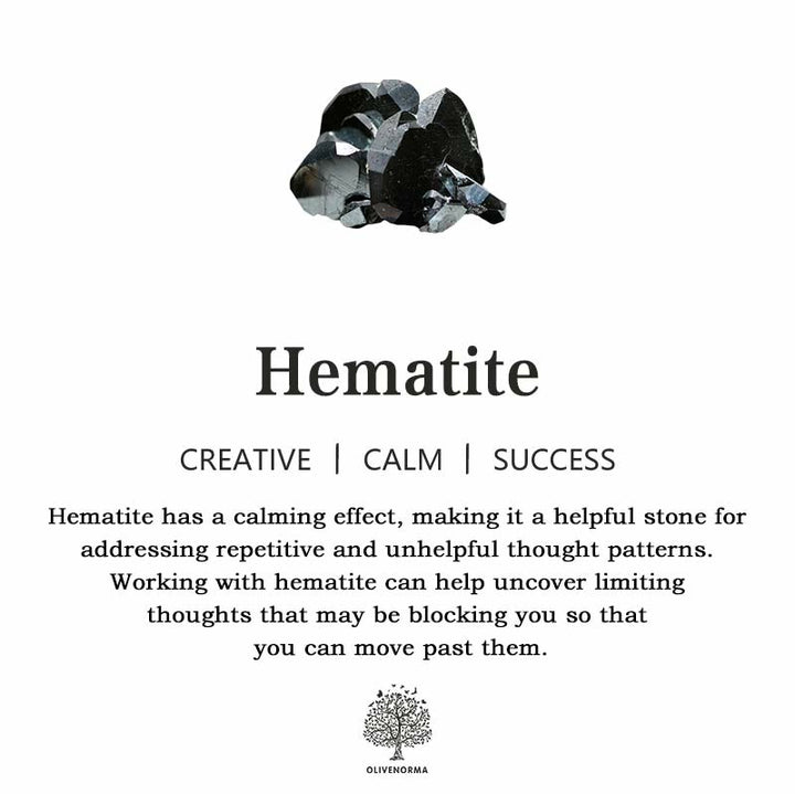 Bracciale Olivenorma da uomo in ematite e ossidiana con perline di occhio di tigre