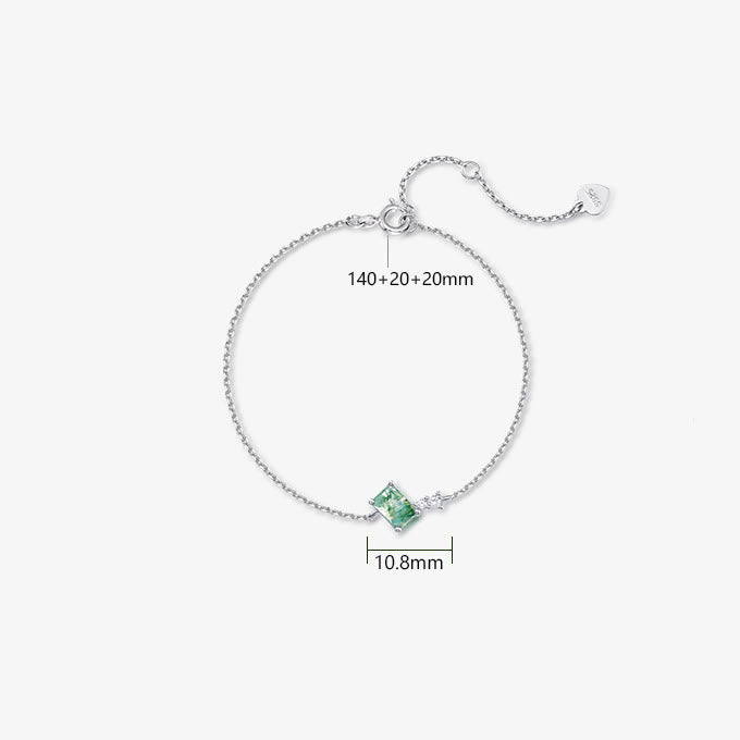 Olivenorma 3 pezzi set di gioielli in agata muschiata e zirconi bianchi - image 14