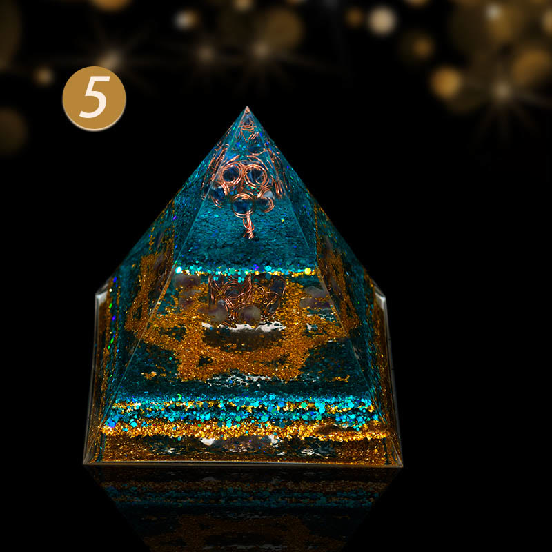 Ornamenti in cristallo naturale Olivenorma Piramide di orgone curativa funzionale