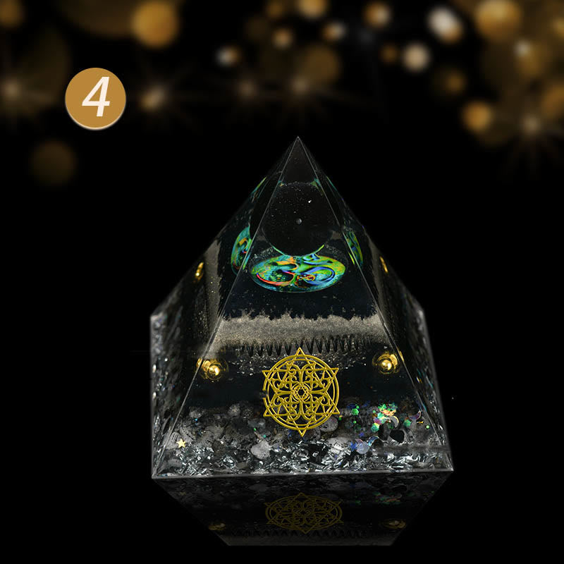 Ornamenti in cristallo naturale Olivenorma Piramide di orgone curativa funzionale