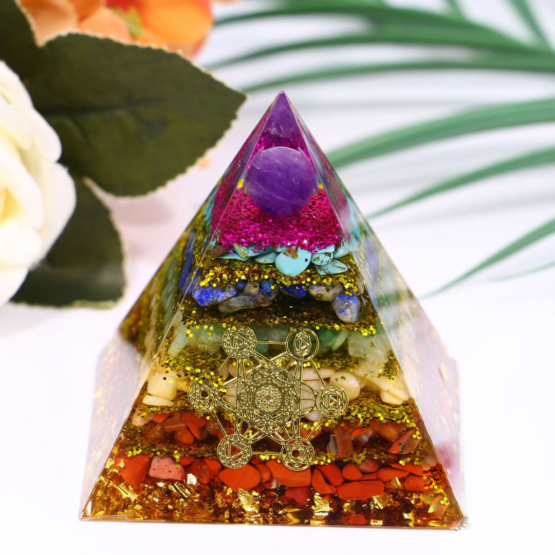 Olivenorma Chakra Cubo di Metatron Piramide Orgonica