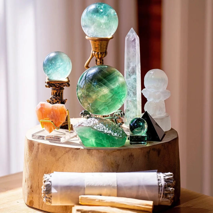 Ornamento di cristallo con set di energia personalizzato Olivenorma