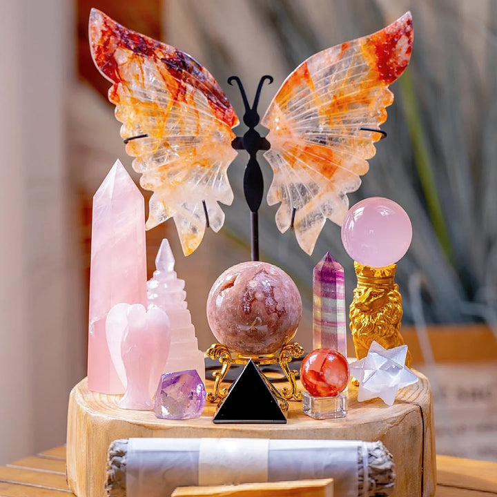 Ornamento di cristallo con set di energia personalizzato Olivenorma