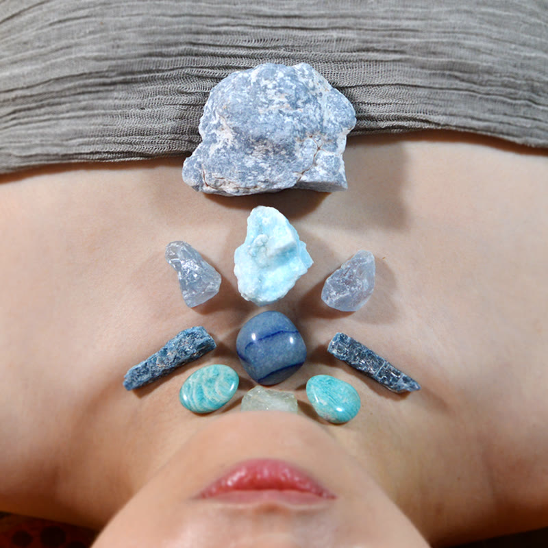 Generatore di energia Olivenorma Disposizione del chakra della gola Matrice di cristalli - image 4