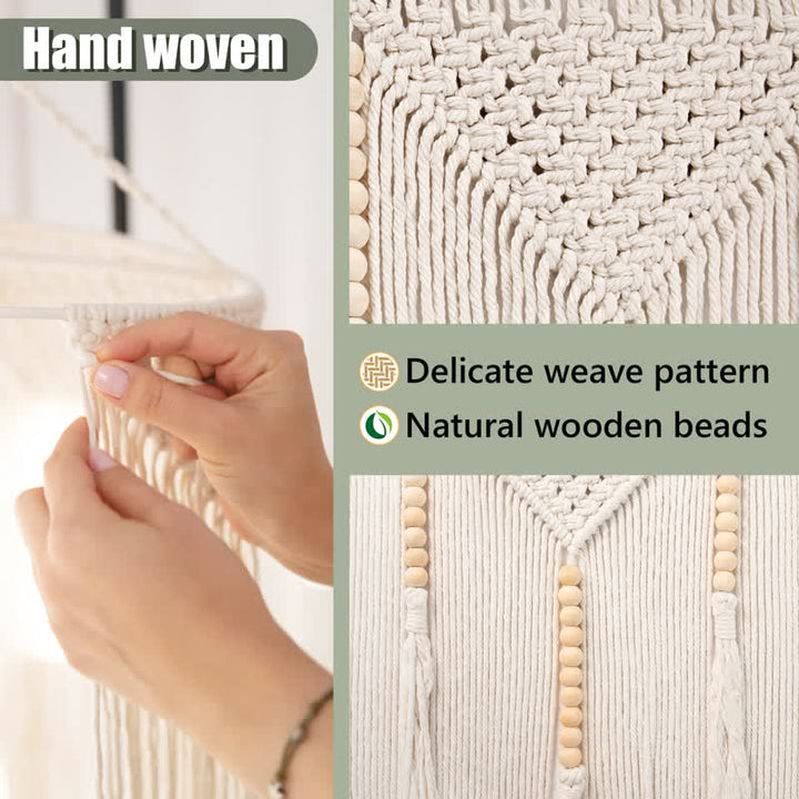 Olivenorma Boho Tapestry Grande decorazione da parete in macramè - image 8