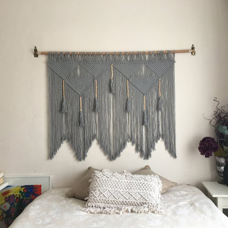 Olivenorma Boho Tapestry Grande decorazione da parete in macramè - image 15