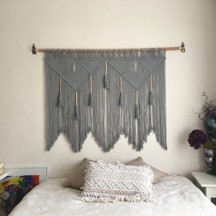 Olivenorma Boho Tapestry Grande decorazione da parete in macramè - image 15