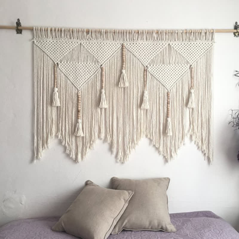 Olivenorma Boho Tapestry Grande decorazione da parete in macramè - image 2