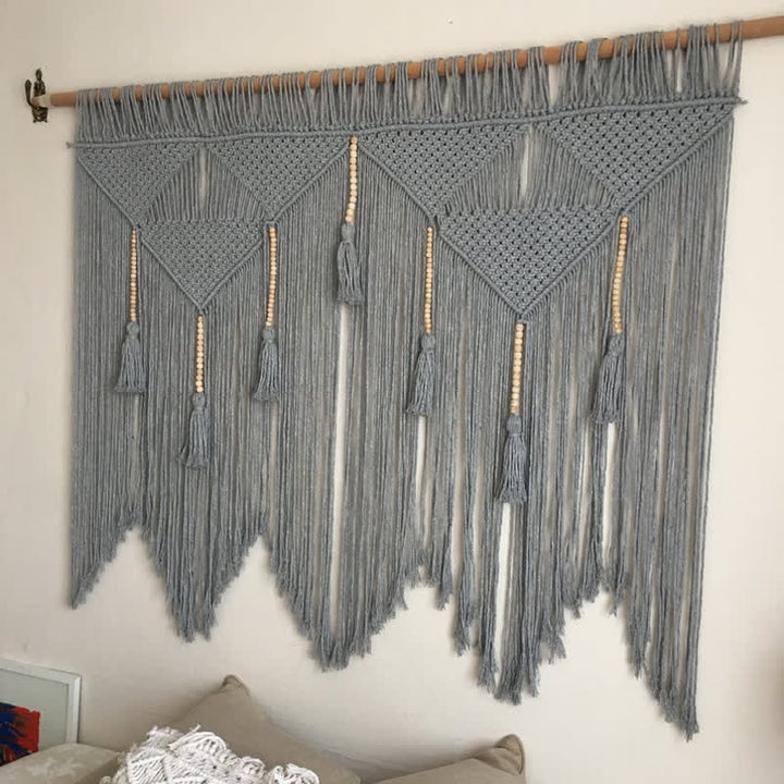 Olivenorma Boho Tapestry Grande decorazione da parete in macramè - image 13