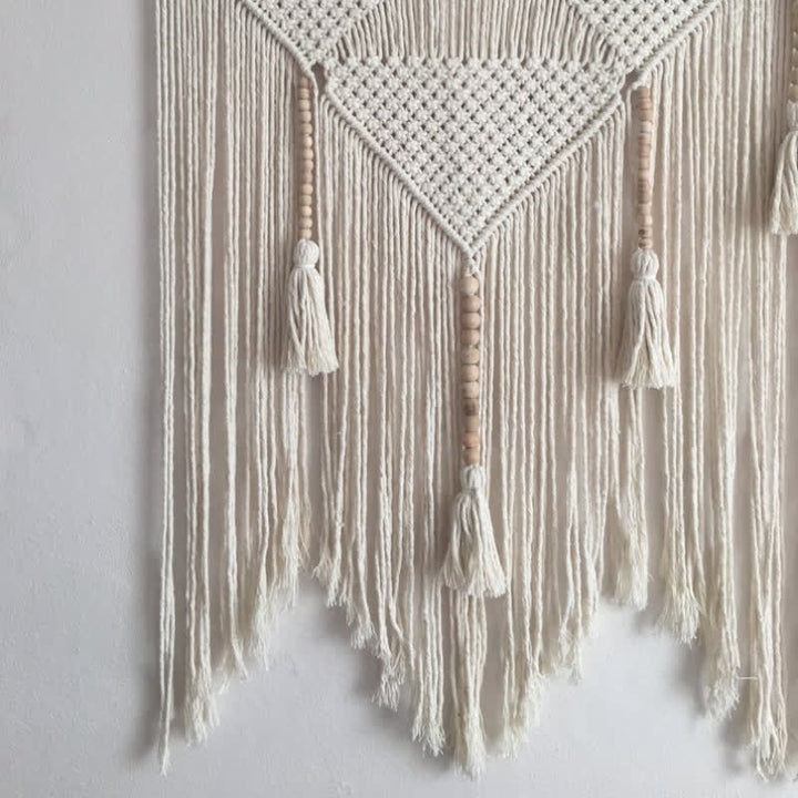 Olivenorma Boho Tapestry Grande decorazione da parete in macramè - image 6