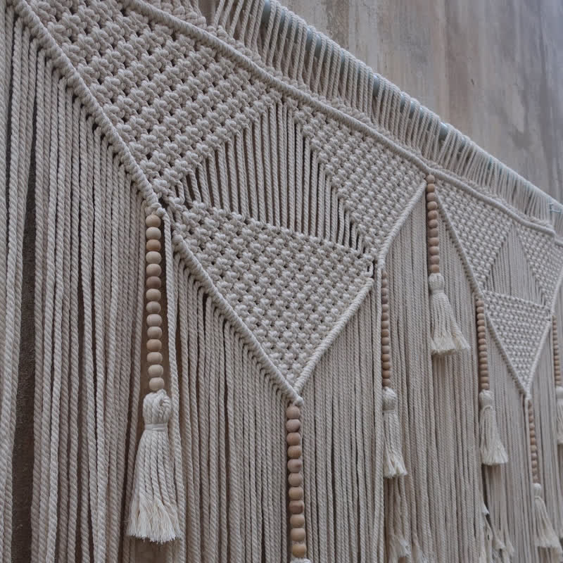 Olivenorma Boho Tapestry Grande decorazione da parete in macramè - image 16