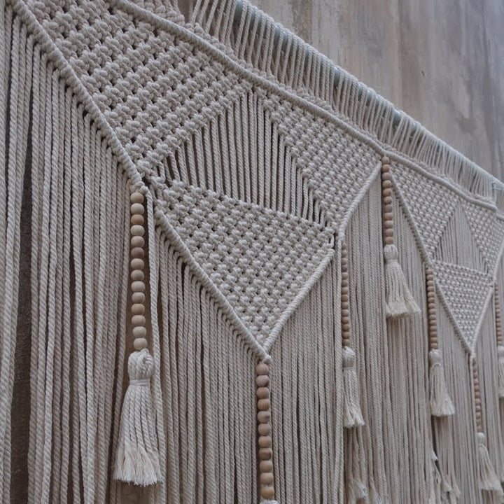 Olivenorma Boho Tapestry Grande decorazione da parete in macramè - image 16