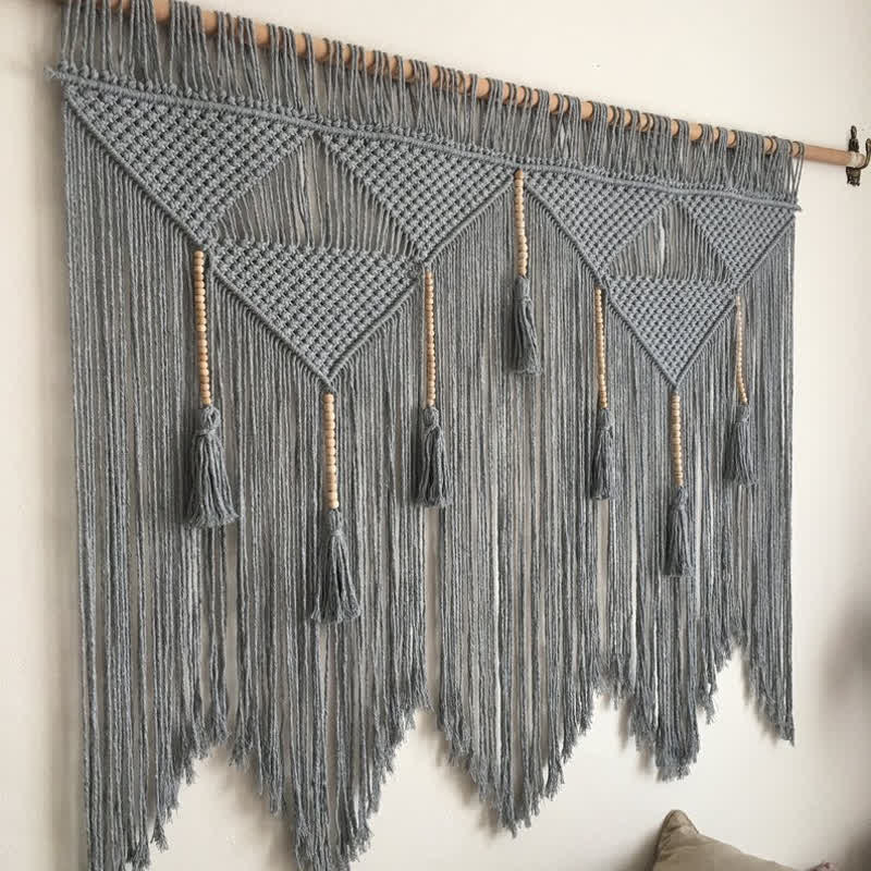 Olivenorma Boho Tapestry Grande decorazione da parete in macramè - image 14