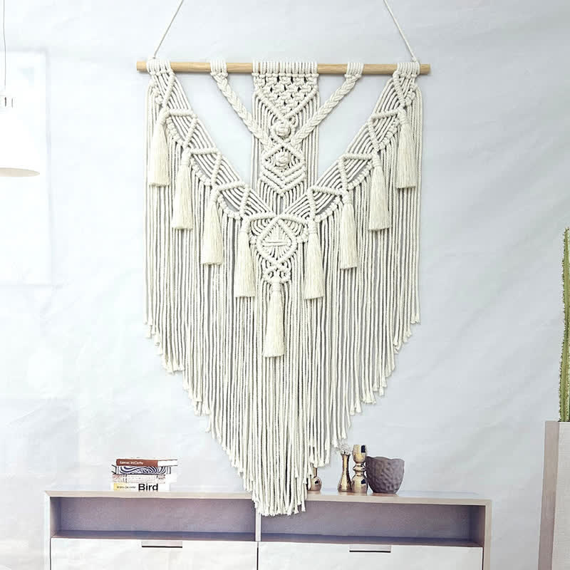 Olivenorma Macrame Boho Weave Decorazione da parete