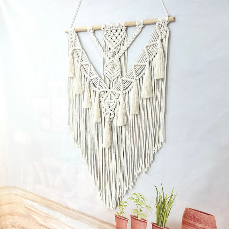 Olivenorma Macrame Boho Weave Decorazione da parete