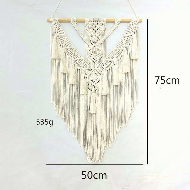 Olivenorma Macrame Boho Weave Decorazione da parete
