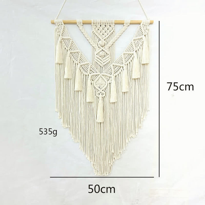 Olivenorma Macrame Boho Weave Decorazione da parete