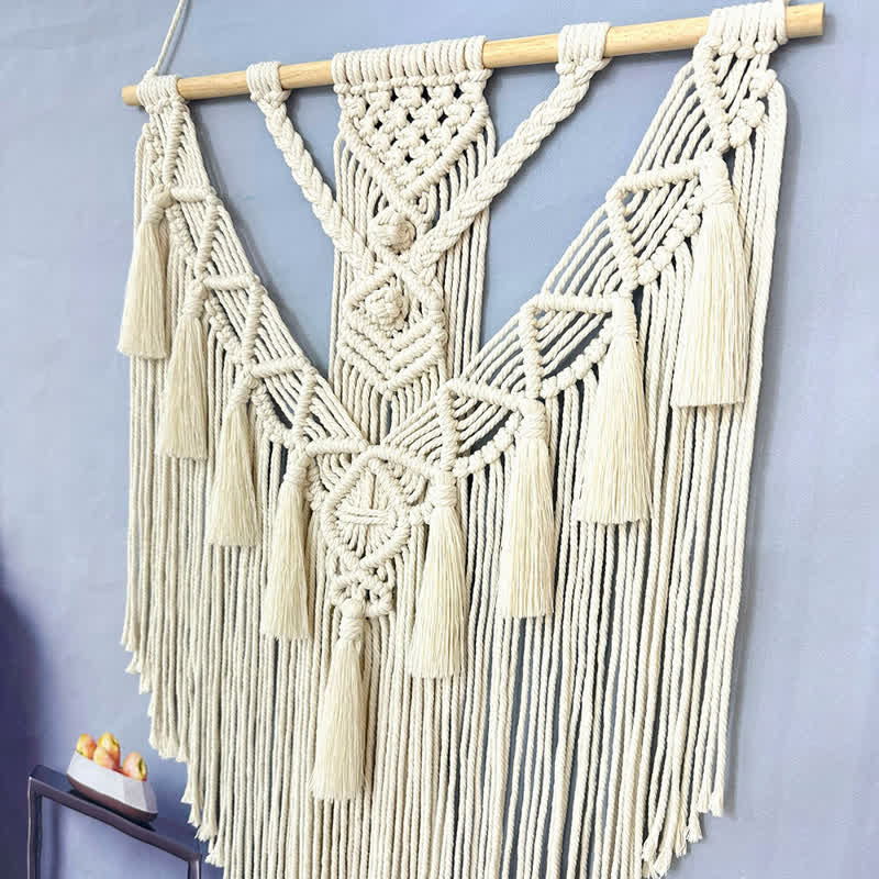 Olivenorma Macrame Boho Weave Decorazione da parete