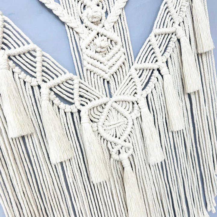 Olivenorma Macrame Boho Weave Decorazione da parete