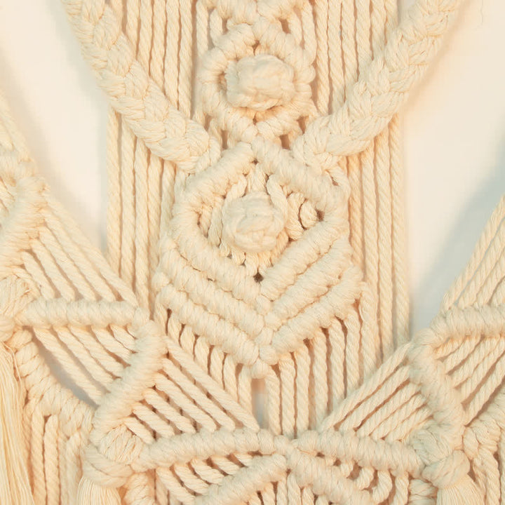 Olivenorma Macrame Boho Weave Decorazione da parete