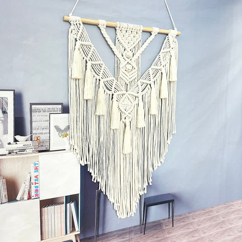 Olivenorma Macrame Boho Weave Decorazione da parete
