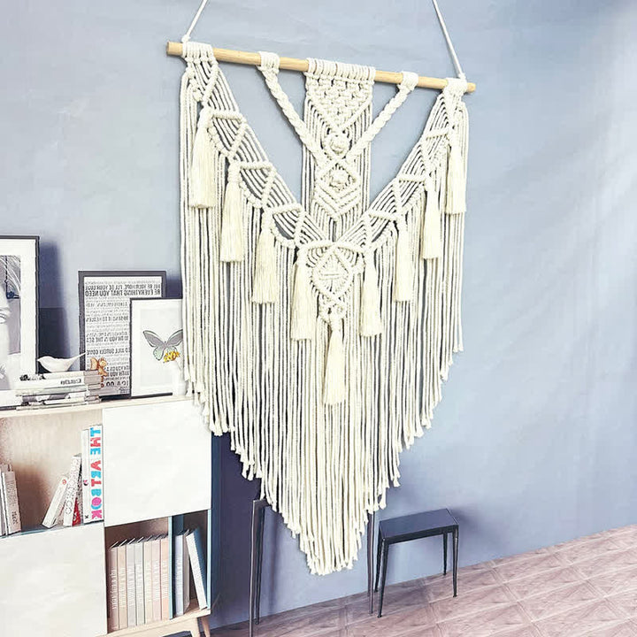 Olivenorma Macrame Boho Weave Decorazione da parete