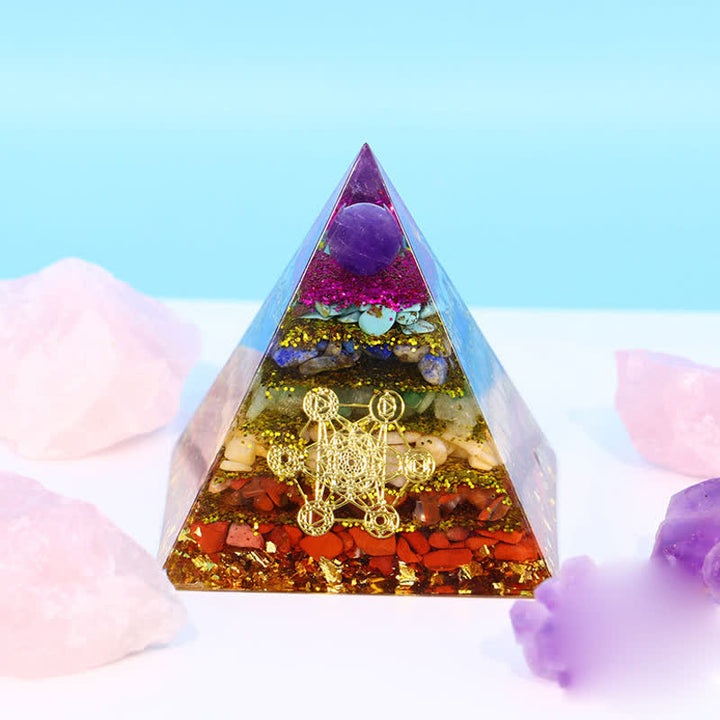 Olivenorma Chakra Cubo di Metatron Piramide Orgonica