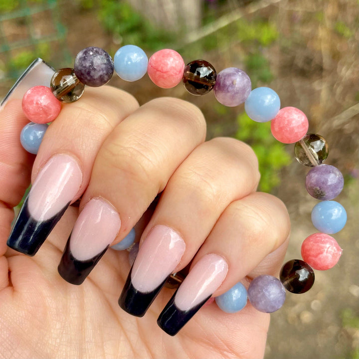 Olivenorma Braccialetto di perline di supporto al lutto e alla perdita 