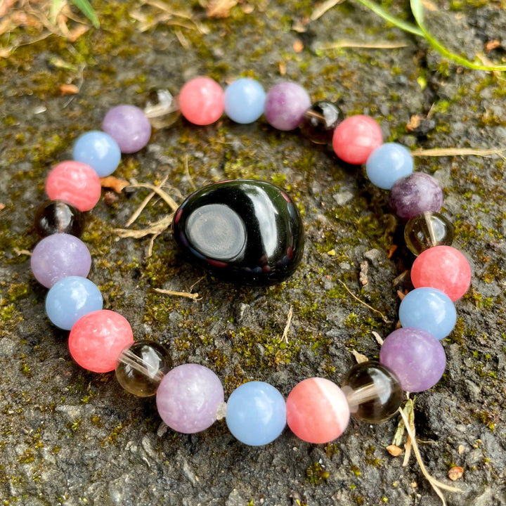 Olivenorma Braccialetto di perline di supporto al lutto e alla perdita 