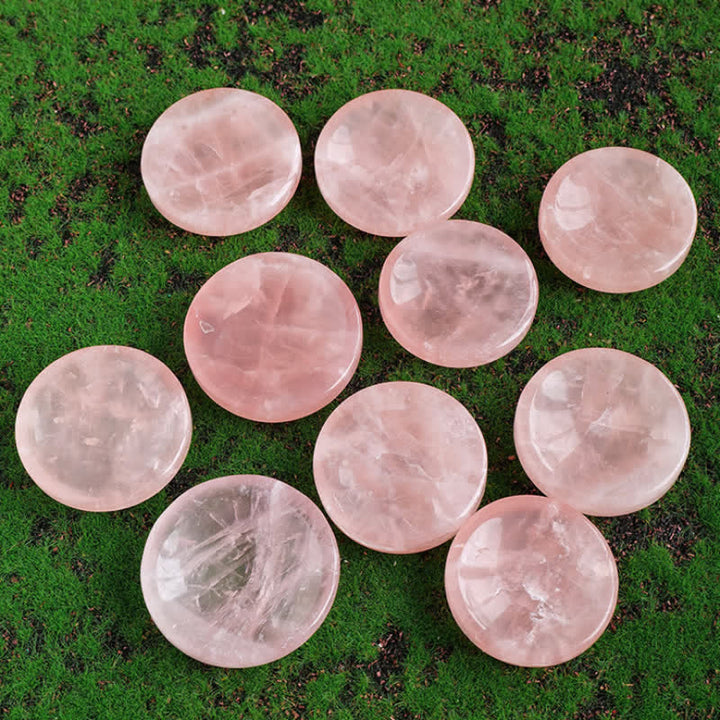 Ciotola di cristallo di quarzo rosa Olivenorma