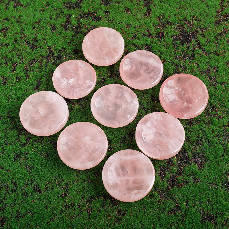 Ciotola di cristallo di quarzo rosa Olivenorma