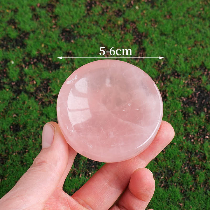 Ciotola di cristallo di quarzo rosa Olivenorma