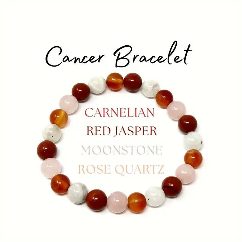 Olivenorma 1 pz Braccialetto con segno zodiacale in pietra naturale fatto a mano con perline 