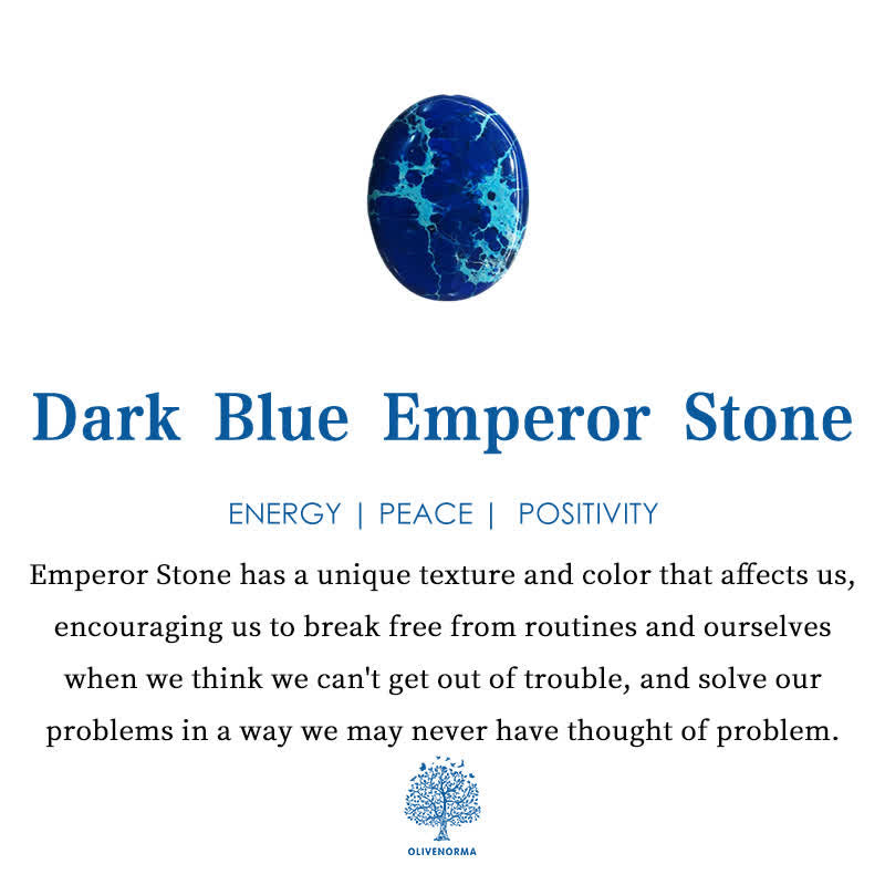 Braccialetto di perline a forma di cuore in pietra naturale dell'imperatore Olivenorma 