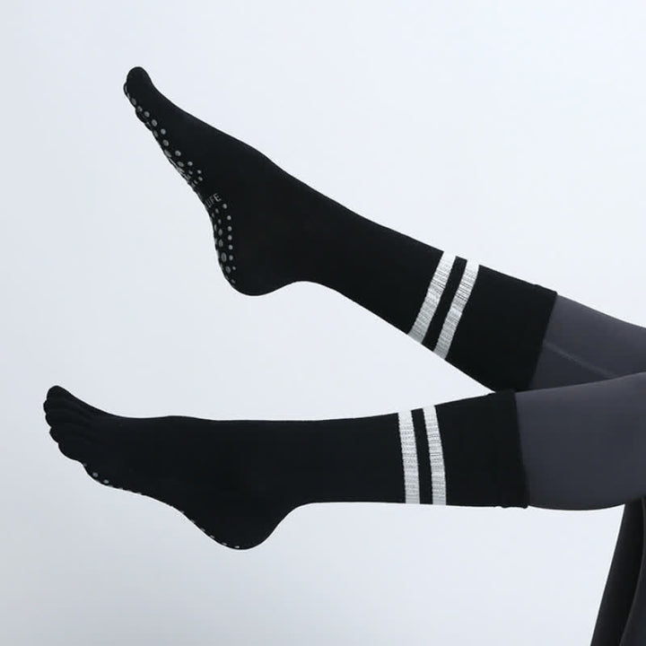 Calzini antiscivolo Olivenorma per Pilates, allenamento Barre e stabilità in studio, traspiranti, ideali per yoga e allenamento. - image 4