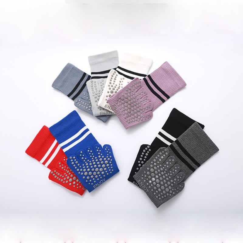 Olivenorma Pilates Calzini antiscivolo a cinque dita Calzini yoga - image 15