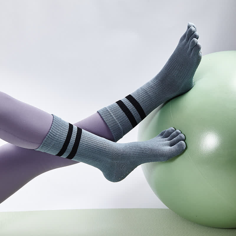 Olivenorma Pilates Calzini antiscivolo a cinque dita Calzini yoga - image 0