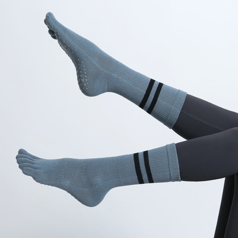 Calzini antiscivolo Olivenorma per Pilates, allenamento Barre e stabilità in studio, traspiranti, ideali per yoga e allenamento. - image 2