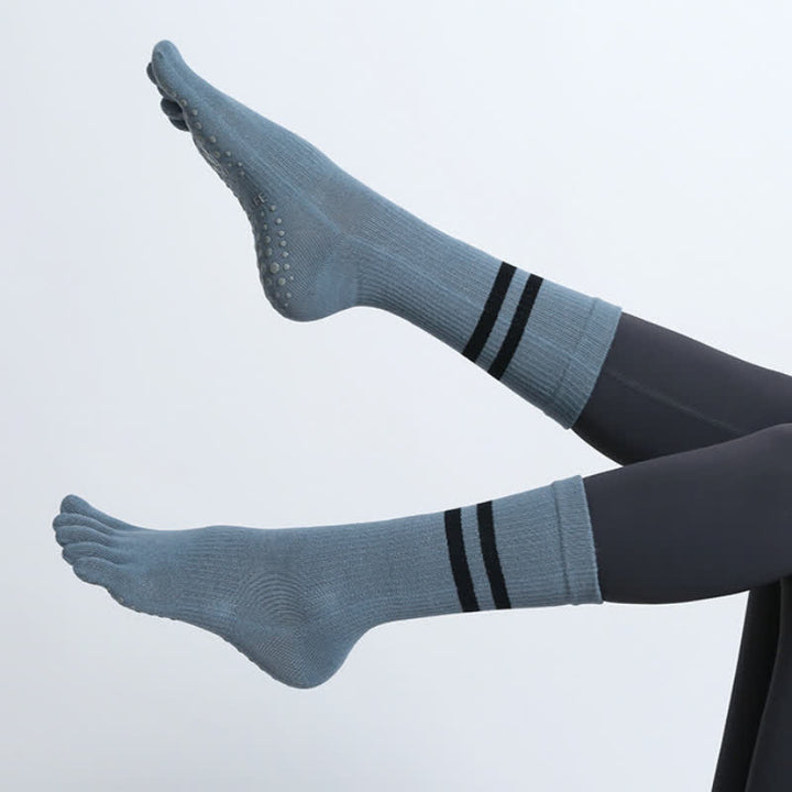 Calzini antiscivolo Olivenorma per Pilates, allenamento Barre e stabilità in studio, traspiranti, ideali per yoga e allenamento. - image 2