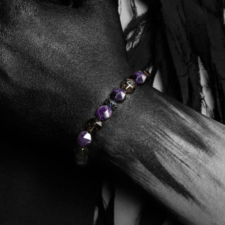 Bracciale Olivenorma "Mysteries" con perline di ametista naturale - image 9