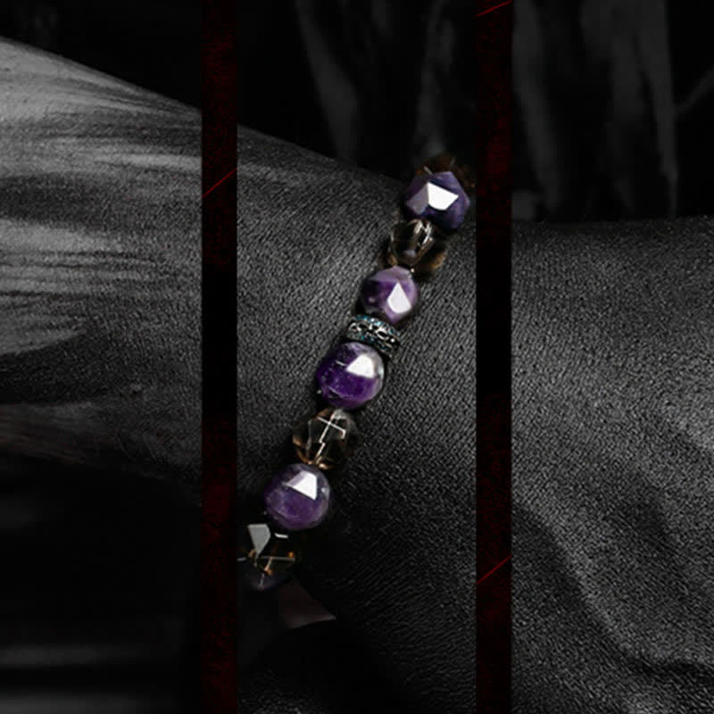 Bracciale Olivenorma "Mysteries" con perline di ametista naturale - image 10