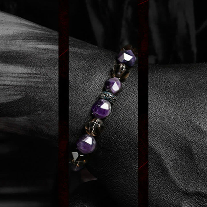 Bracciale Olivenorma "Mysteries" con perline di ametista naturale - image 10