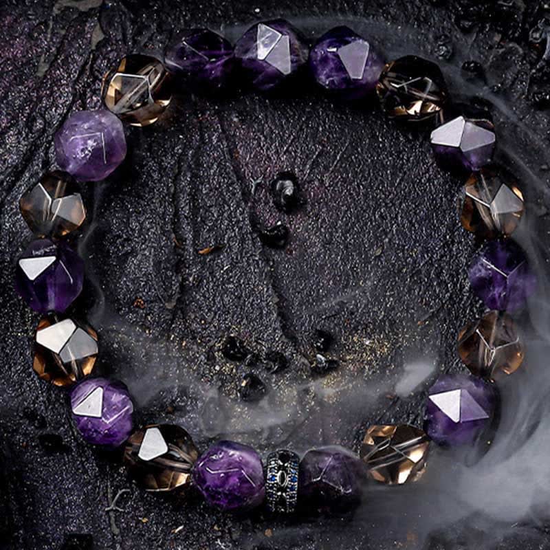 Bracciale Olivenorma "Mysteries" con perline di ametista naturale - image 8
