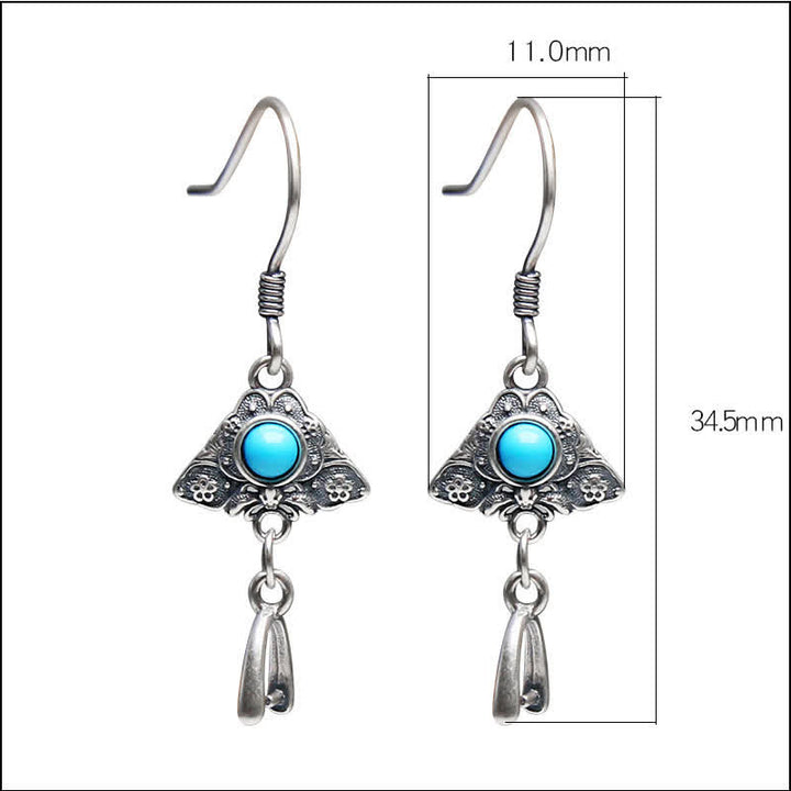 Olivenorma 925 orecchini pendenti a farfalla in stile etnico in argento - image 4